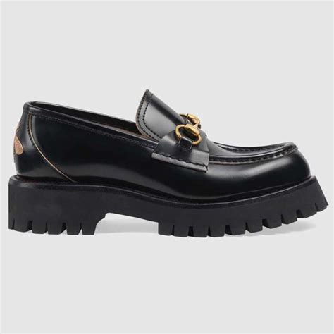 womens gucci loafer with buckle shiny|Gucci lace up loafers.